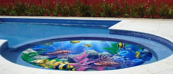 vinilos decorativos para piscinas