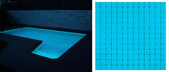 destacado gresite luminiscente